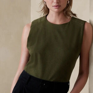Banana Republic Slub Trapunto T-Shirt